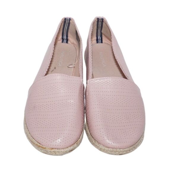 Nautica 'Mallorie' Light Pink Espadrille Loafers, Size 10 - Picture 1 of 8